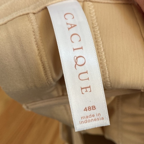 NWT Cacique Comfort Bliss Lightly Lined Multi-Way Strapless Bra 48B, 42C Nude - Picture 11 of 12